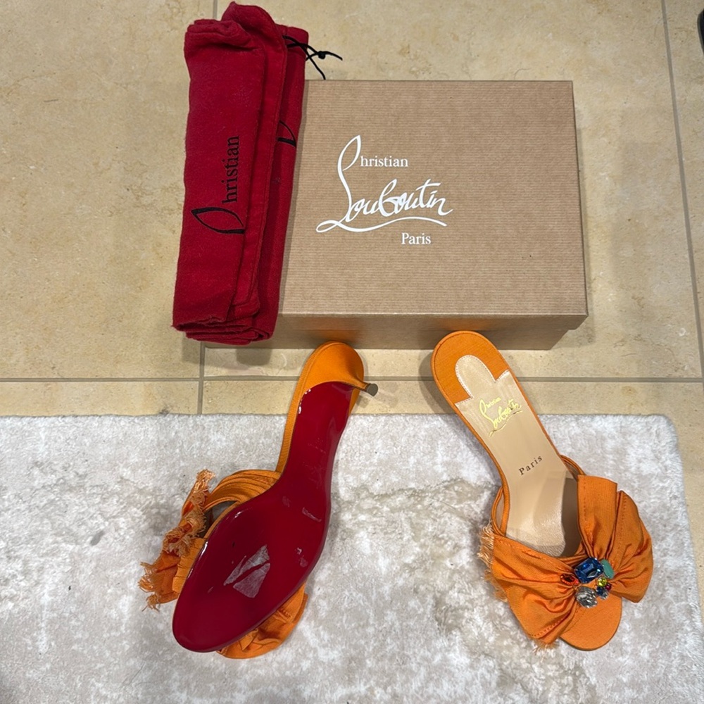 Louboutin Orange Heel